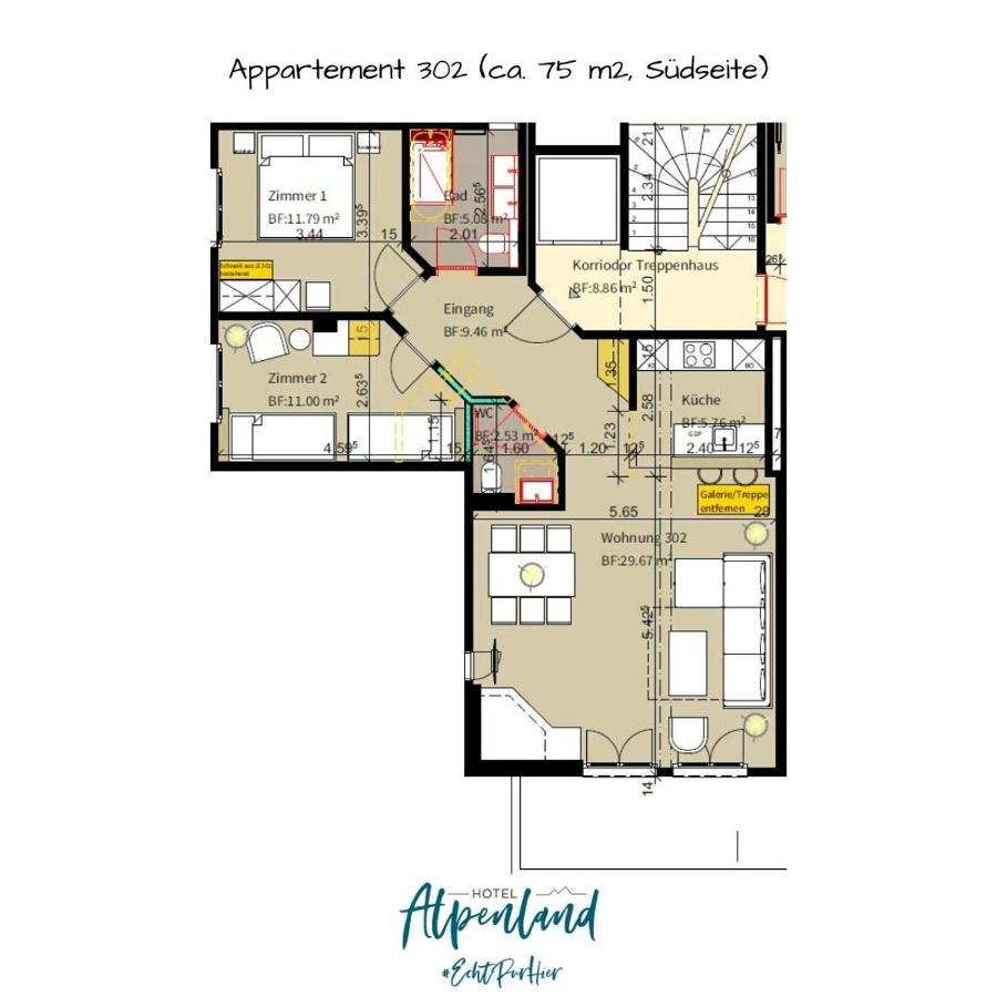 Hotel Alpenland Gstaad Zewnętrze zdjęcie